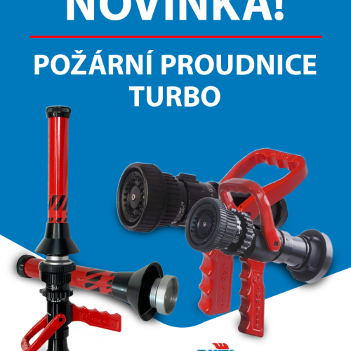 Naše nové proudnice TURBO a pěnový nástavec